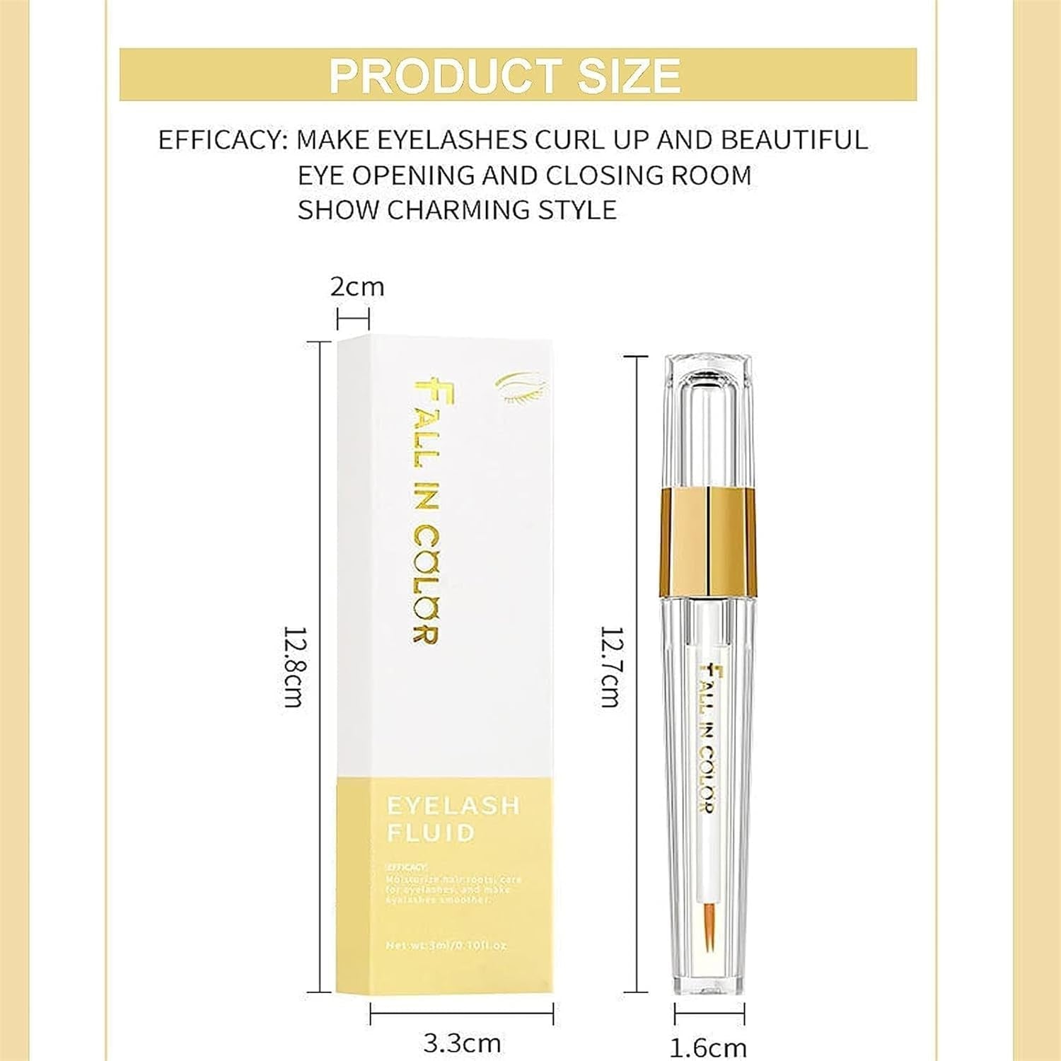Serum Cils Croissance, Sérum Pour Cils Allongeant Les Cils Et Favorisant Leur Croissance, Crée Des Sérum De Croissance Des Cils Naturels Pour La Croissance - Sans Irritation